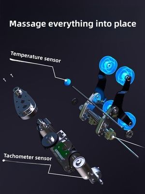 Vollkörper-Elektromasse-Stuhl Höhenverstellbares Salonmöbel Multifunktionsbett Entspannungssessel