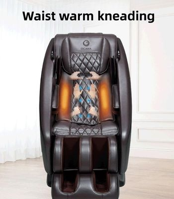 Schwarzer Massagesessel 2024 Smart Ganzkörper Elektrisch Automatische Physiotherapie Massager Gesundheit Wellness Massage Bett