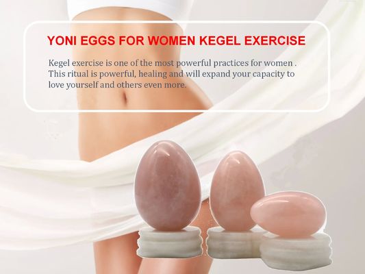 Kegel-Heilung Natürliche Gelbe Olivine Quarz Jade Stein Yoni Eier für Vaginalübungen Liebe Thema und heiße Produkte