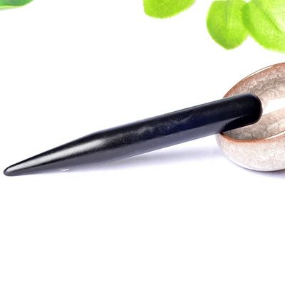 Akupunkturpunkt Massage Guasha Pen of Care für Körperform von Dangle Charm Ball Bian Stein Gesichts Gua Sha Massager