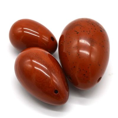 Roter Stein Vaginal Yoni Massager Kegel-Übung Jade-Eier für Frauen Verbessern die Gesundheit des Beckenbodens