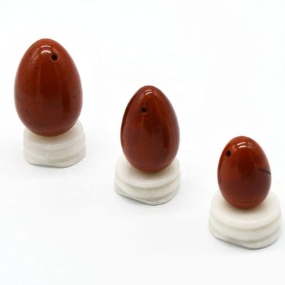 Roter Stein Vaginal Yoni Massager Kegel-Übung Jade-Eier für Frauen Verbessern die Gesundheit des Beckenbodens