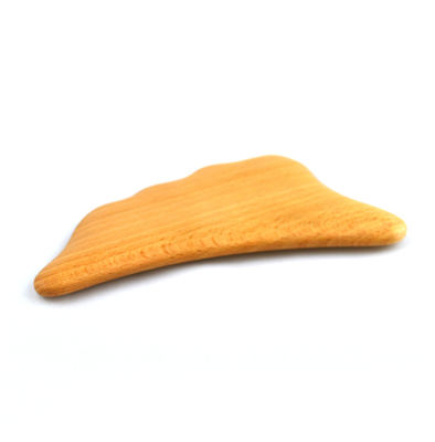 Custom Logo Holz Gua Sha Massager Körpermassage Werkzeug für Selbstpflege Spa Gesichtslifting Schönheit