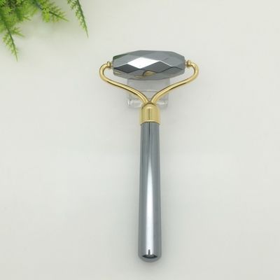 Personalisiertes Logo verfügbard Terahertz Heiltherapie Schaben Terahertz Guasha Stein Gesichtsmassage V Gesicht Guasha Roller