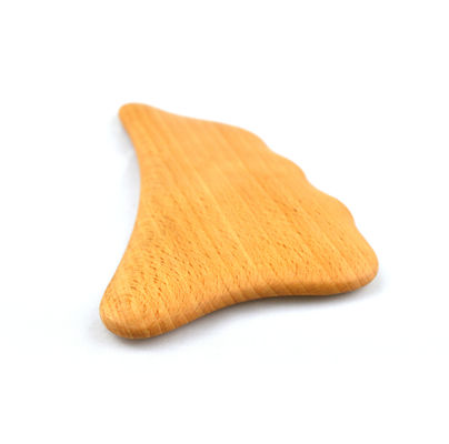 Custom Logo Holz Gua Sha Massager Körpermassage Werkzeug für Selbstpflege Spa Gesichtslifting Schönheit