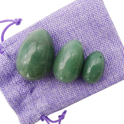 Frauengesundheit Grüne Aventurine Natürliche Jade-Eier für Beckenboden und Vaginalverspannung