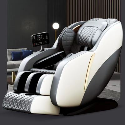 Smart Electric Ganzkörpermassage Stuhl Automatischer 4D-Massager Mehrfunktionsmaschine Haushaltsgesundheitswesen Schwarz