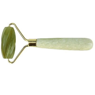 Gesichtsmassage-Ausrüstung 100% natürliche Xiuyan Green Jade Roller Gesichts-Jade-Stein-Augenmassage Eis-Roller für Massagetools