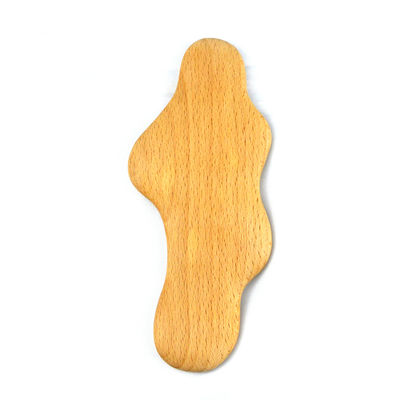 2024 beliebtes Produkt Gesichtsmassage-Werkzeug Holz Gua Sha Gesichtsmassage Braun Holzmassage-Produkte für die Muskelmassage