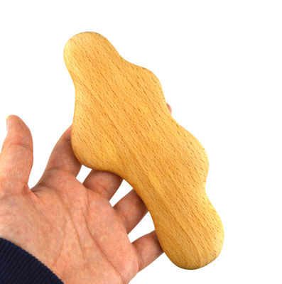 2024 beliebtes Produkt Gesichtsmassage-Werkzeug Holz Gua Sha Gesichtsmassage Braun Holzmassage-Produkte für die Muskelmassage
