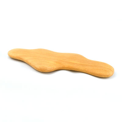2024 beliebtes Produkt Gesichtsmassage-Werkzeug Holz Gua Sha Gesichtsmassage Braun Holzmassage-Produkte für die Muskelmassage