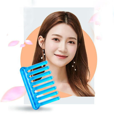2024 Beliebter Gua Sha Lady Comb Schwarz/Blau Massage-Kamm für die Pflege von langen Haaren und Dual-Funktion Ice Muscle Beauty