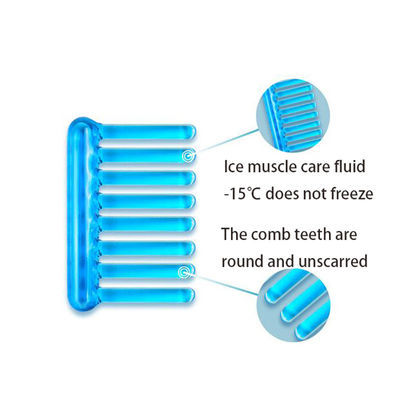 2024 Beliebter Gua Sha Lady Comb Schwarz/Blau Massage-Kamm für die Pflege von langen Haaren und Dual-Funktion Ice Muscle Beauty