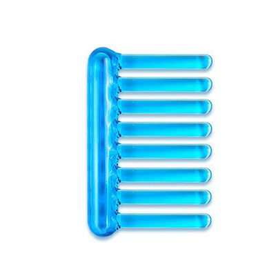 2024 Beliebter Gua Sha Lady Comb Schwarz/Blau Massage-Kamm für die Pflege von langen Haaren und Dual-Funktion Ice Muscle Beauty