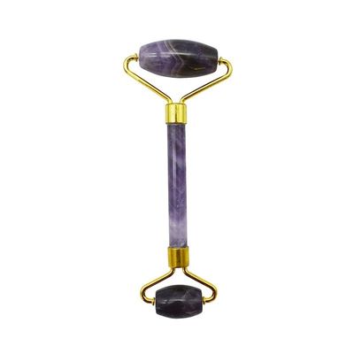 Amethyst Jade Roller Guasha Gesichts Hautpflege Werkzeuge Kleines Auge Roller für Augen Gesicht Gua Sha Massager für Frauen Gesichts Roller Selbstpflege Geschenke
