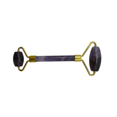 Amethyst Jade Roller Guasha Gesichts Hautpflege Werkzeuge Kleines Auge Roller für Augen Gesicht Gua Sha Massager für Frauen Gesichts Roller Selbstpflege Geschenke