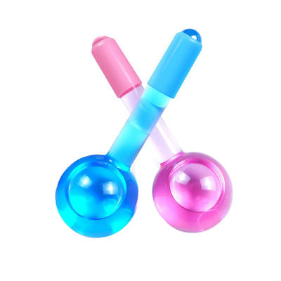 Gesichtsmassage Kühlkugel Borosilikat Glas Eiskugeln für Gesichtsbehandlungen Roller Ball Spa Gesichtslift Schönheit Hautpflege
