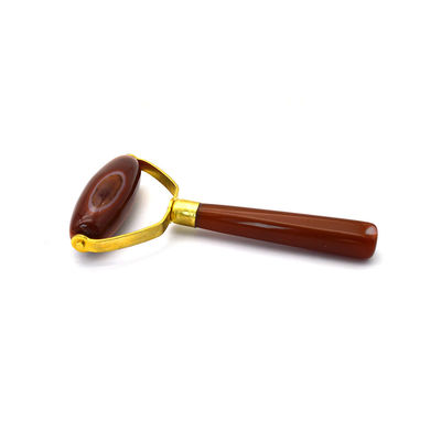 Agate Face Gua Sha Roller Körper Hautpflege Stein Gesichtsmassager für Frauen zur Linderung von Stress und Augenblähungen