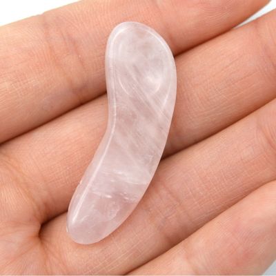 Natürliche Augencreme Spatula Stick Gesichtsmassager für Rose Quarz Kosmetische Spatula