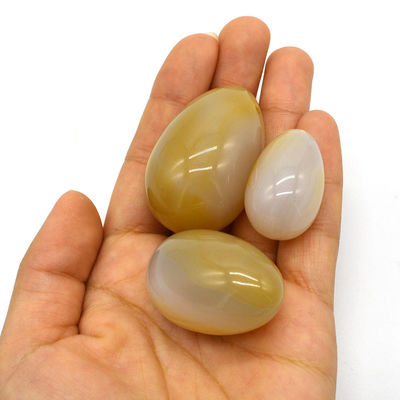 Gravur Naturagath Stein Eier Bohrungen Vaginalübungen Jade Eier 45*30mm/40*25mm/30*20mm