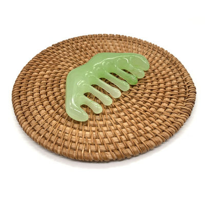 ISO9001-zertifizierte Resin Gua Sha Massager Kamm für Kopfhautpflege und Akupunktherapie Bienenwachs