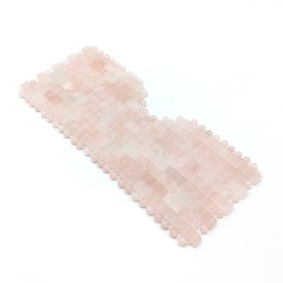 2019 Handwerk Schlaf Gesichts Jade Masken Natur Rose Quarz Augenmaske für Beauty Mat S