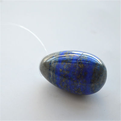 Set aus 3 Lapis Lazuli Stein Eier Natur Kegel Übung Eier Edelstein Jade Yoni Eier Bohrt oder nicht Bohrt 3 Größen Hergestellt
