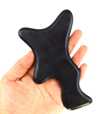 Entdecken Sie die Kraft des schwarzen Bian Steins Gua Sha Körpermassage Werkzeuge für Schönheit und Entspannung