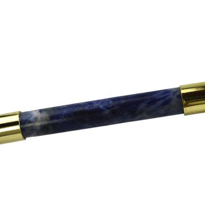 Blue Sodalite Face Guasha Roller 100% Naturkristall Gua Sha Massager für Hautpflege und Spa Massage