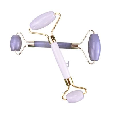 Massagegeräte Bestseller Natur-weiße Jade Guasha Roller Massage Gesichtsball Gua Sha Roller Massager für Gesichtsmassager