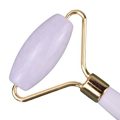 Massagegeräte Bestseller Natur-weiße Jade Guasha Roller Massage Gesichtsball Gua Sha Roller Massager für Gesichtsmassager