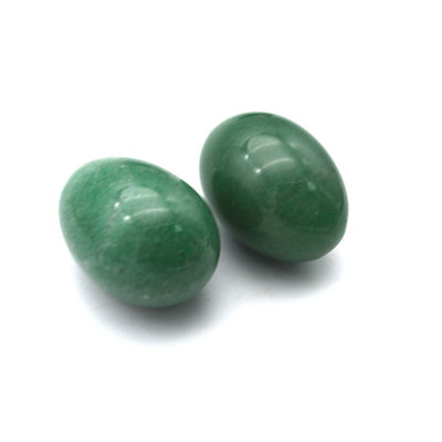 Handwerksbohrung Nephrit Jade Eier für Yoni Übung Yoni Set von 3