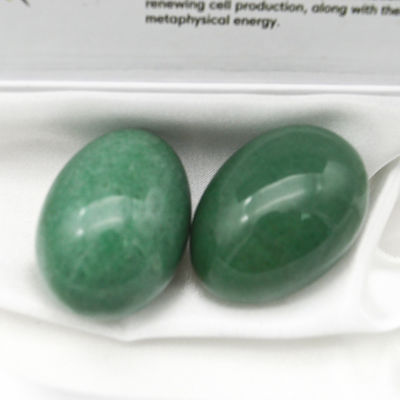 Handwerksbohrung Nephrit Jade Eier für Yoni Übung Yoni Set von 3