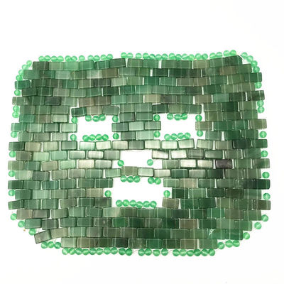 Polierte Technologie Natürliche Schönheit Jade Stein Maske für Amethyst Göttin Gesichtsschönheit Verpackung OEM