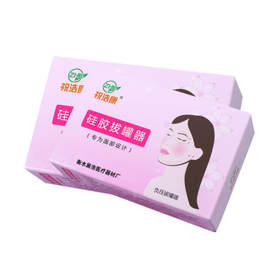 100% heimische Silikon-Cupping Guasha Schönheitssalon Exklusiv Multi-Color Vier Stück Set Gesichts Gua Sha Cupping Für die Pflege