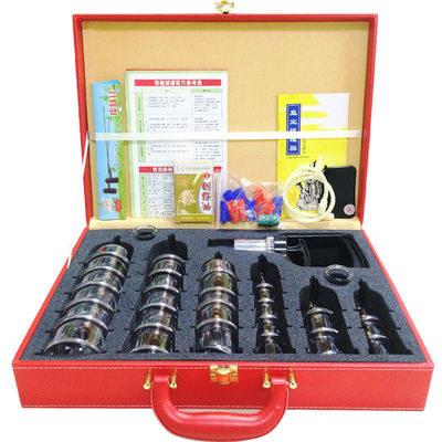 Massagegeräte Vakuumglas-Cupping-Set Chinesische Aspirations-Negativdruck-Cupping-Therapie gegen Cellulite-Muskelschmerzen