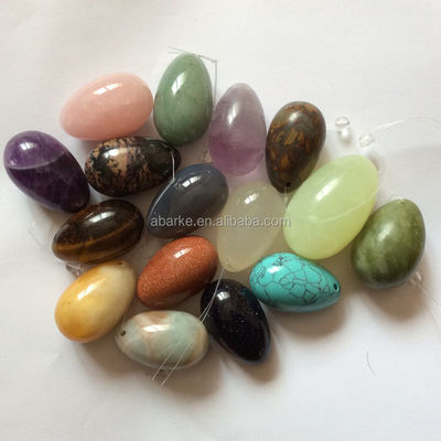 Jade Eier Edelstein Frauen Yoni Eier 50*35/45*30/43*30/40*30/40*25/35*25/30*20mm