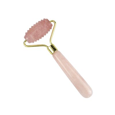Gesichtsmassage-Werkzeug 100% natürliches Rose Quarz Gua Sha Jade-Roller für Hautpflege und Massagetools