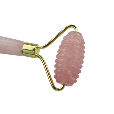 Gesichtsmassage-Werkzeug 100% natürliches Rose Quarz Gua Sha Jade-Roller für Hautpflege und Massagetools
