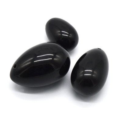 Handgeschnitzt 2024 Schwarzes Obsidian Yoni Eier Kegel-Übungswerkzeug für Gesundheit und Wohlbefinden von Frauen