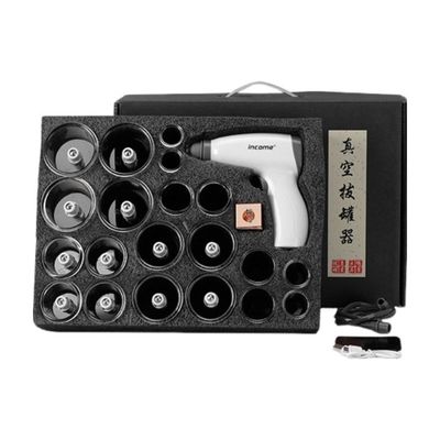 20-Piece Set Elektrische Guasha Cupping Saugmassager für Körpermassage Meridian Behandlung Entspannung Werkzeug ABS Material