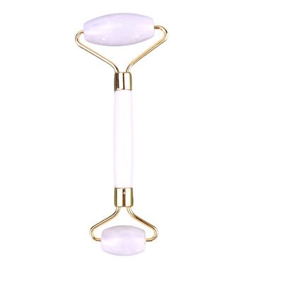 Natürliche Weiße Jade Roller Guasha Gesichtsschönheitsmassager Gesichts Gua Sha Massagetools Anti-Aging Custom Logo für Gesichtsmassage