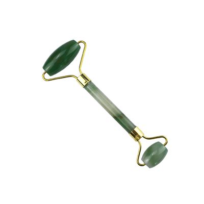 Gesichtsmassage Geräte Grün Aventurin Gua Sha Jade Roller Stein Guasha Roller für Gesichtsmassager