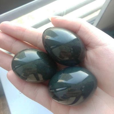 Kristallloose Perlen Material Grüner Nephrit Jade Yoni Eier zur vaginalen Straffung und Stärkung