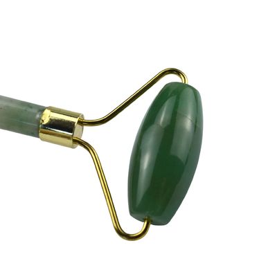 Gesichtsmassage Geräte Grün Aventurin Gua Sha Jade Roller Stein Guasha Roller für Gesichtsmassager