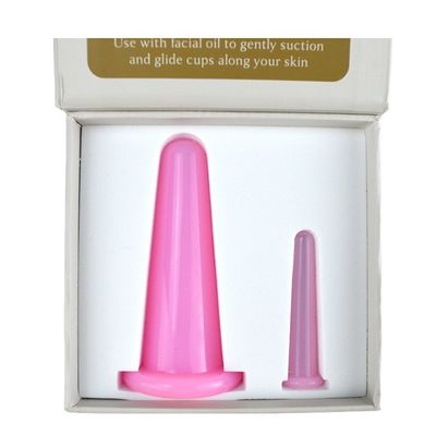 2PCS Silikon-Massage-Tasse Set für Anti-Cellulite und Gesundheitsversorgung persönliche Cupping Essential