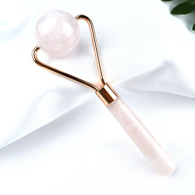 Rose Quarz Gesichts Eis Roller Guasha 100% natürliche Kristall Gua Sha Massager für rosa Schönheitswerkzeug Gesichtsmassage Rosa Kristall