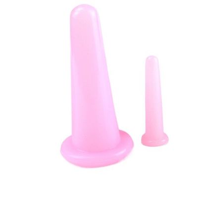 2PCS Silikon-Massage-Tasse Set für Anti-Cellulite und Gesundheitsversorgung persönliche Cupping Essential