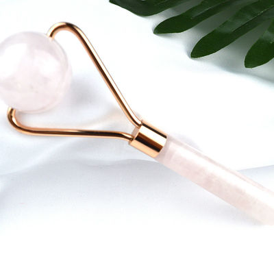 Rose Quarz Gesichts Eis Roller Guasha 100% natürliche Kristall Gua Sha Massager für rosa Schönheitswerkzeug Gesichtsmassage Rosa Kristall
