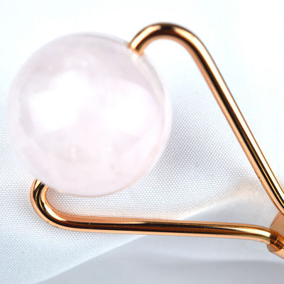 Rose Quarz Gesichts Eis Roller Guasha 100% natürliche Kristall Gua Sha Massager für rosa Schönheitswerkzeug Gesichtsmassage Rosa Kristall